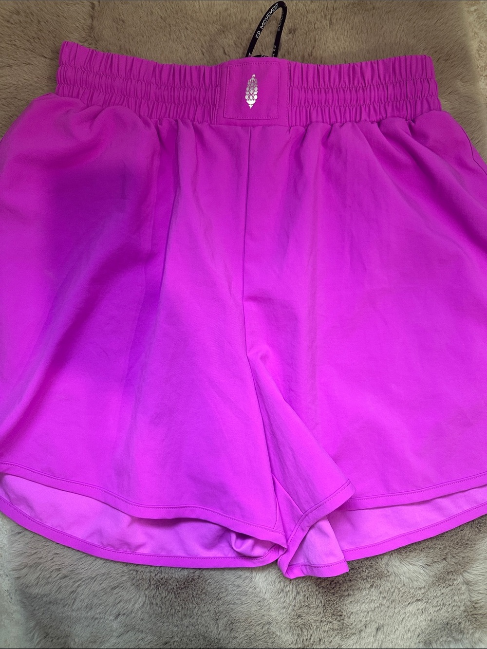 Free People Magenta Athletic Shorts
